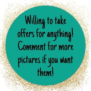 Message me any questions!